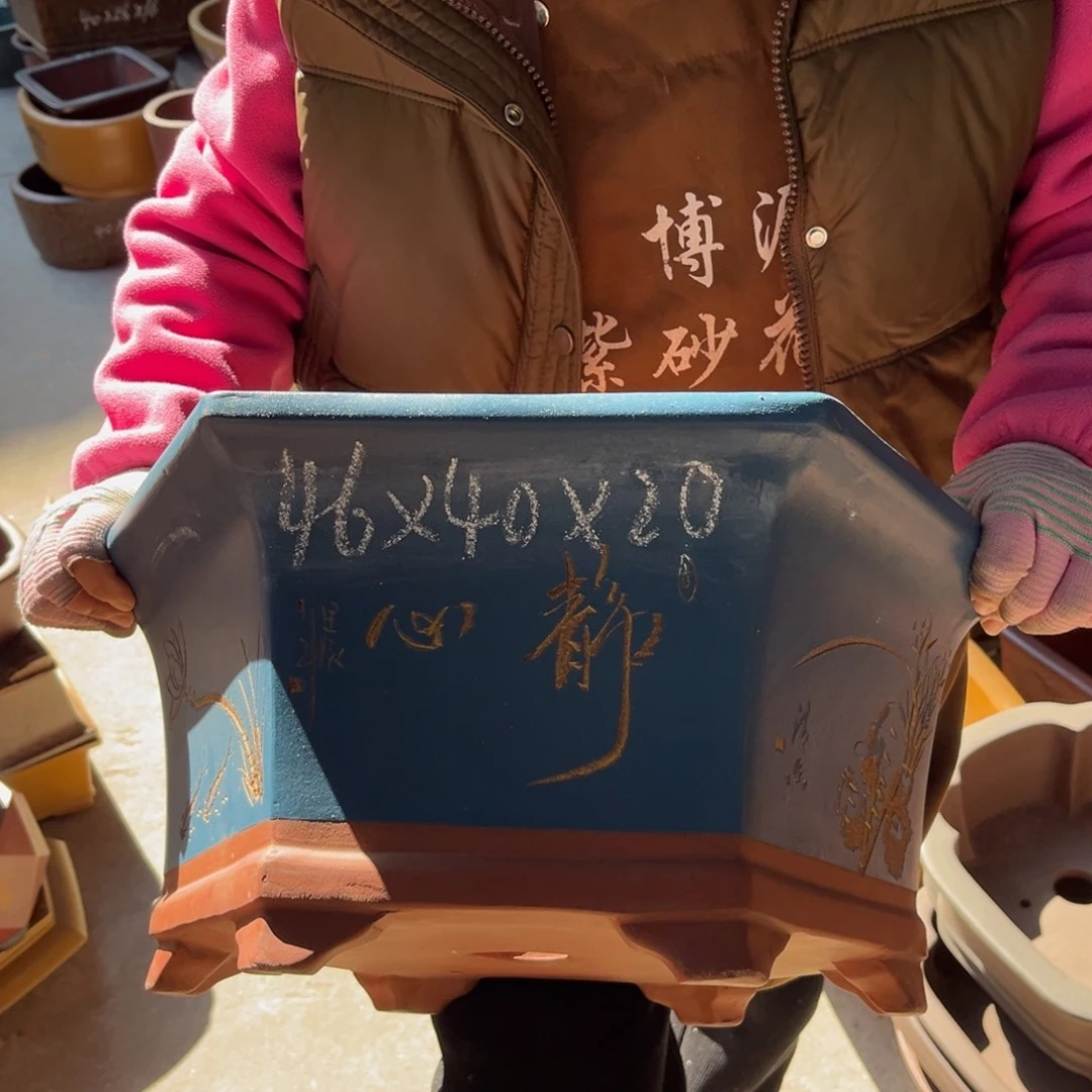 紫砂花盆盆景艺术