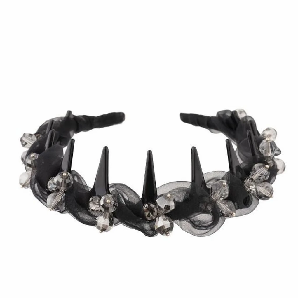 少女风发箍复古休闲风网纱网红原创设计欧美风饰品