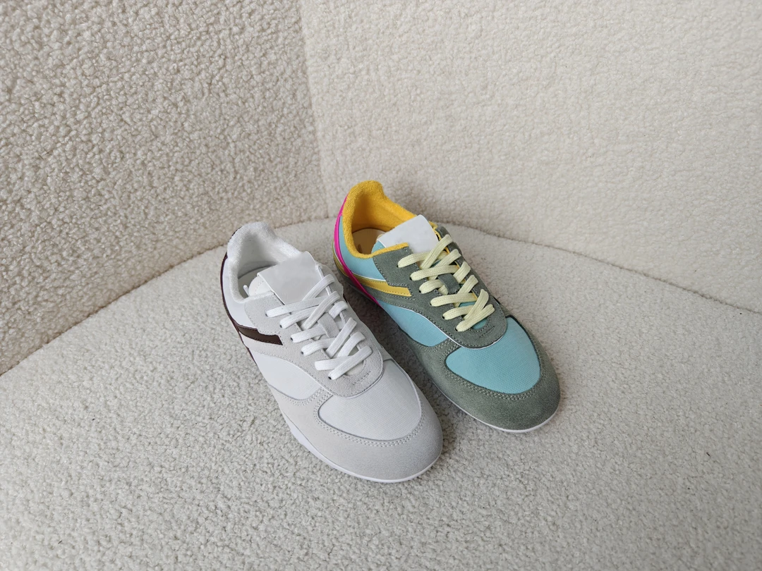 老王甄选 春季新款 潮流拼色拼接款平底运动休闲鞋