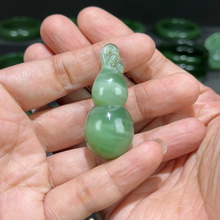 和田玉（碧玉）颈饰未镶嵌漂*