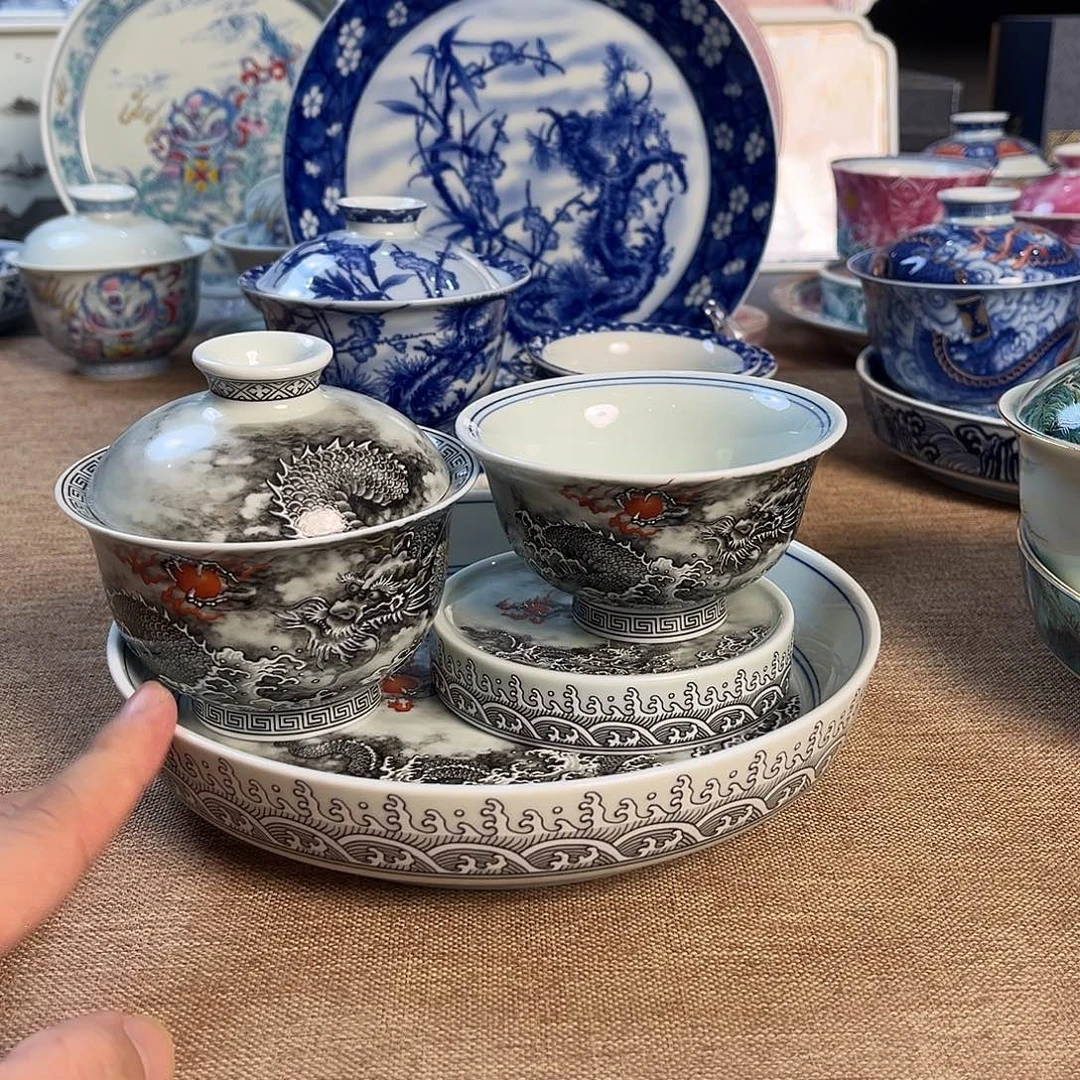 高温釉下彩景德镇瓷