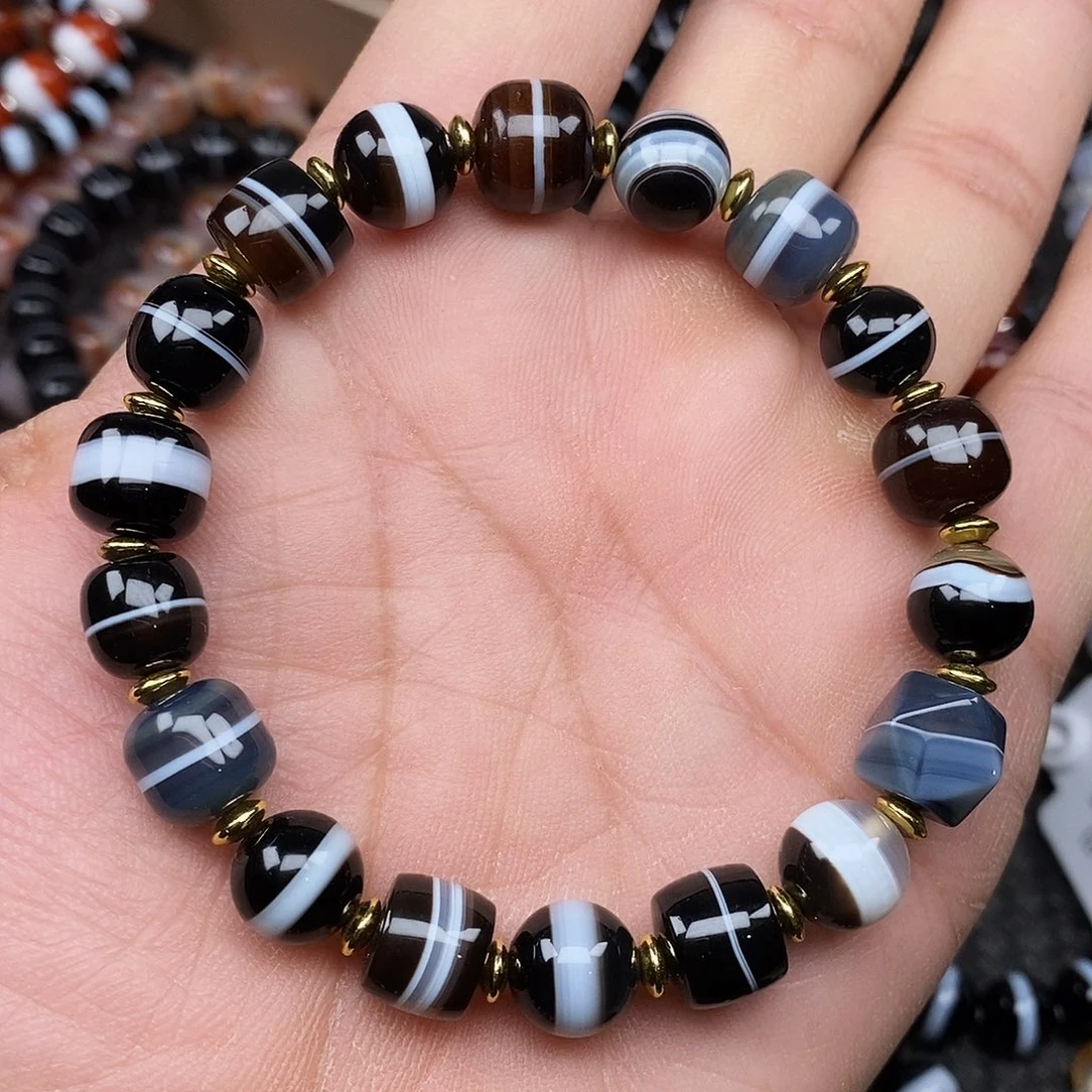 玛瑙/玉髓未镶嵌手链