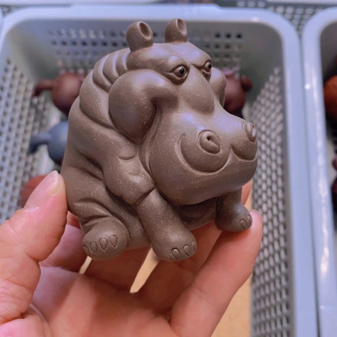 茶杯绿泥紫砂紫砂