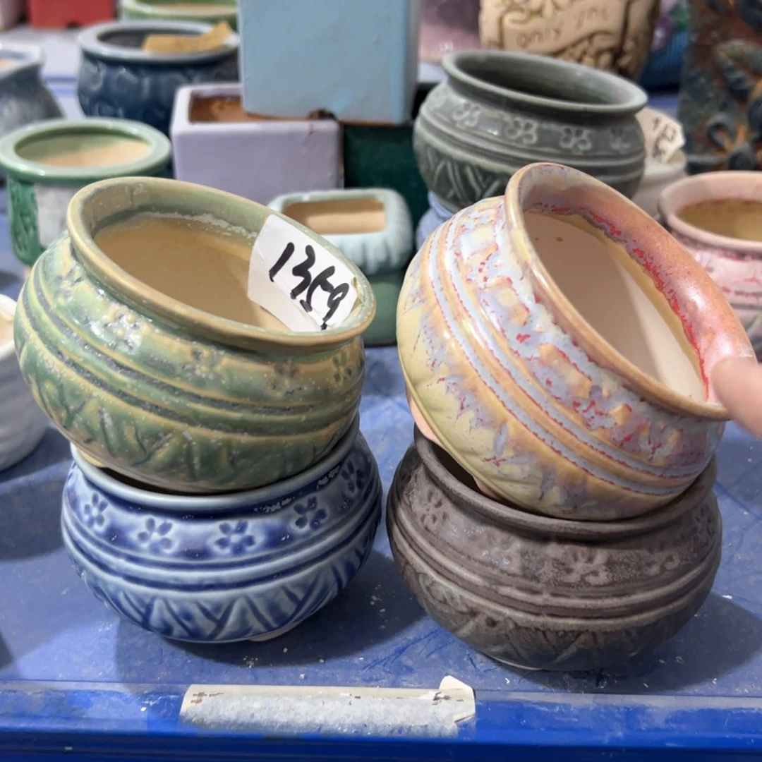 陶瓷多肉小花盆@@1359