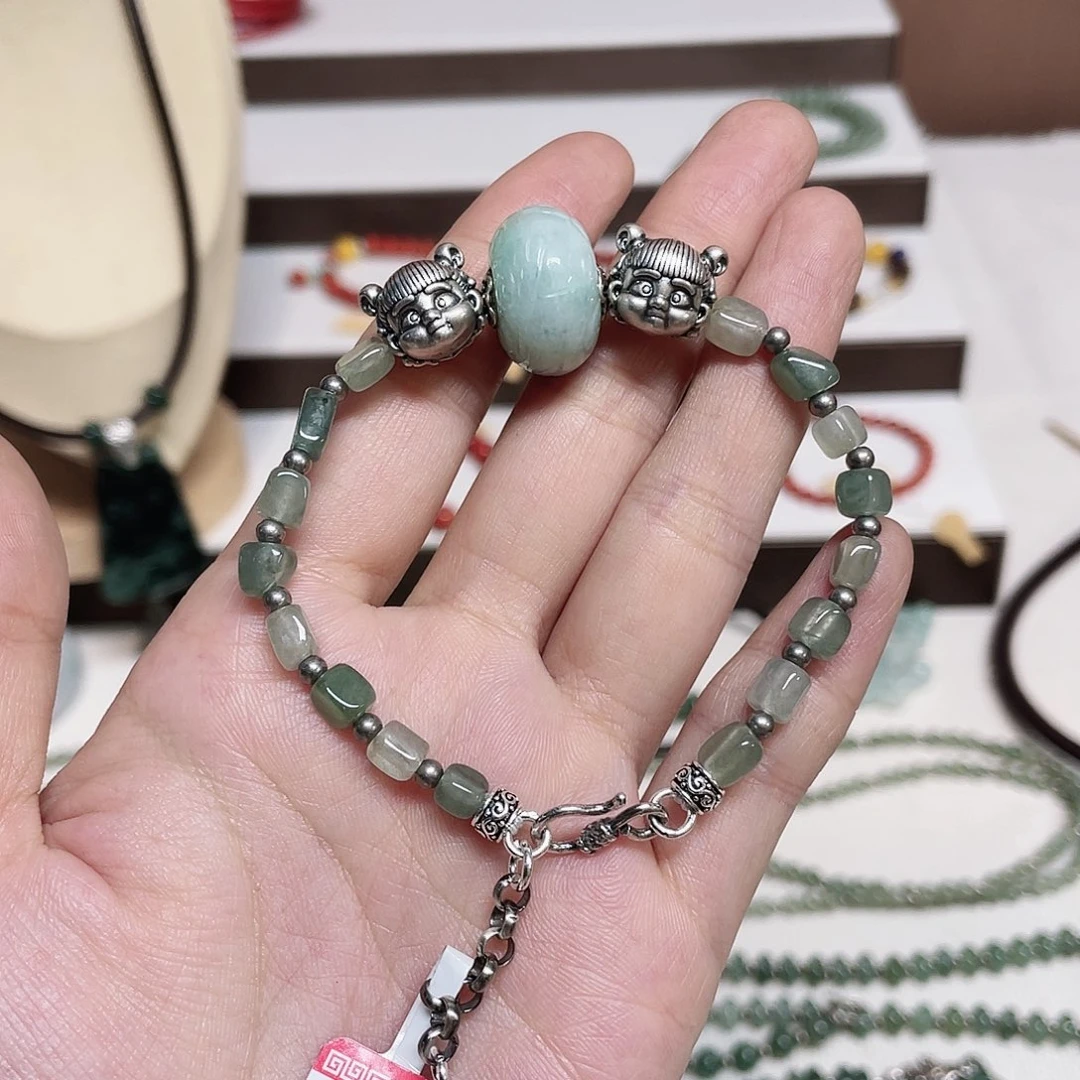 足银足银配饰手链