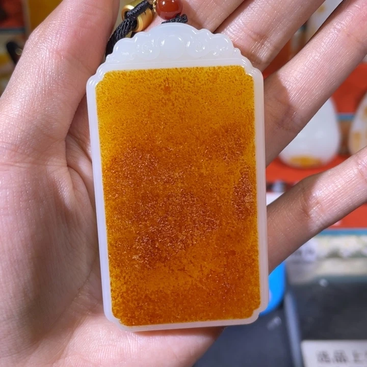 和田玉未镶嵌挂件飞***飞