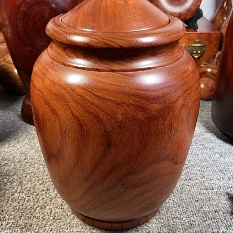 【闪购商品】木用****1缅甸花梨茶叶罐