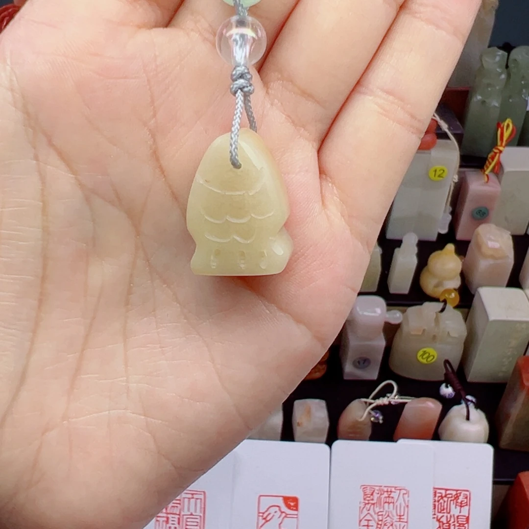 寿山石印石1*1.5包刻2字（老挝