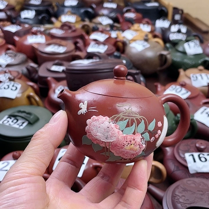 城***空紫砂茶壶微瑕紫砂