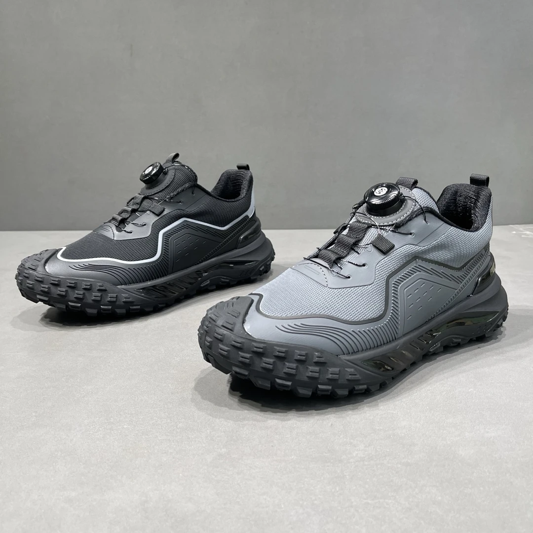 欧丽龙男鞋优质滴塑飞织休闲鞋户外运动潮鞋登山鞋防滑超轻男鞋