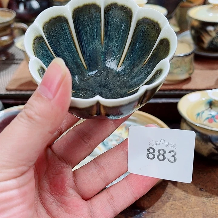 沁庐柴窑古法柴烧全手工茶具