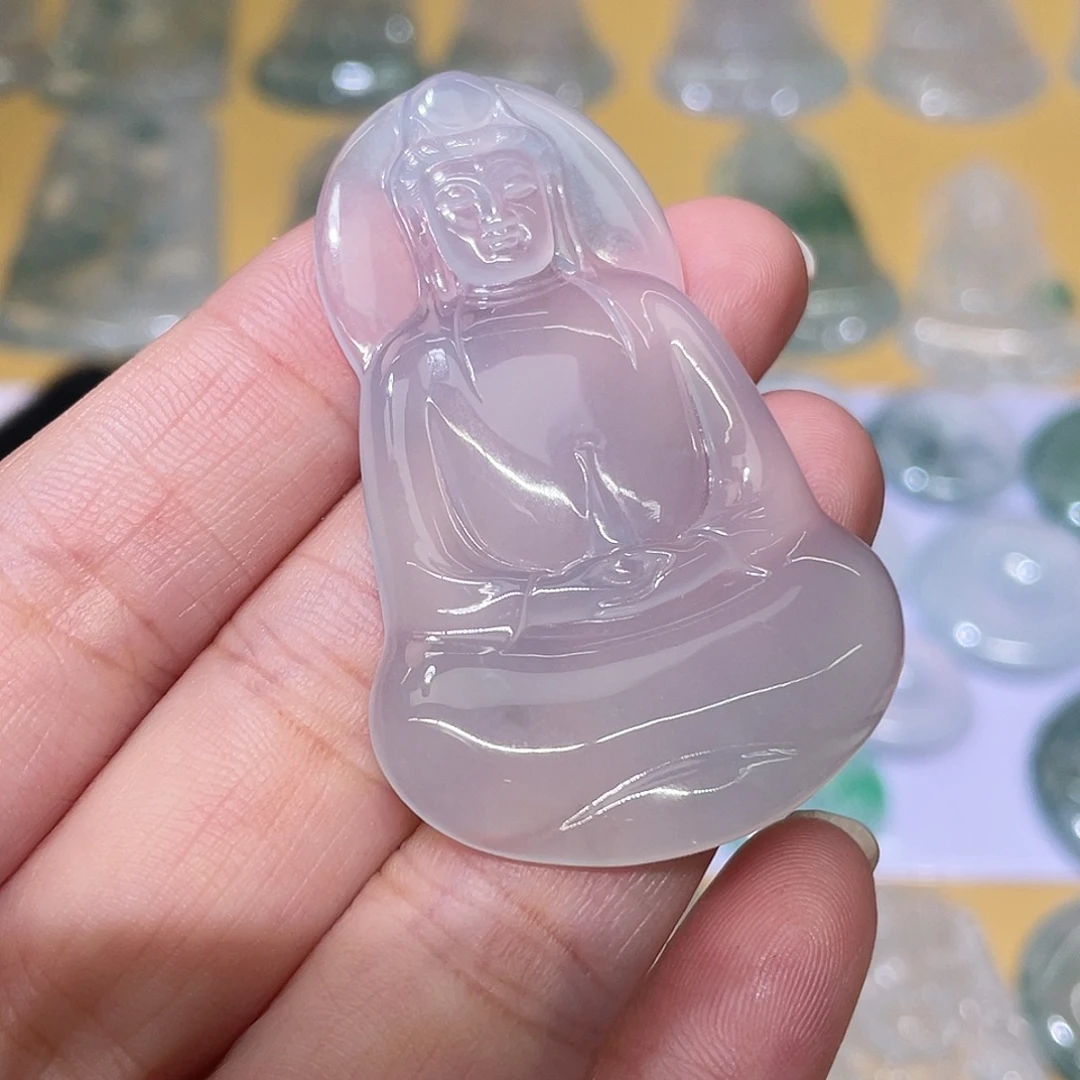 翡翠未镶嵌颈饰素衣