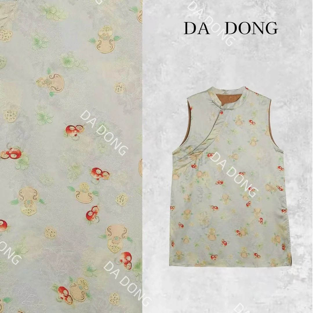 摇香--中式国风气质时尚洋气碎花夏季复古显白休闲显瘦减龄奥黛裙