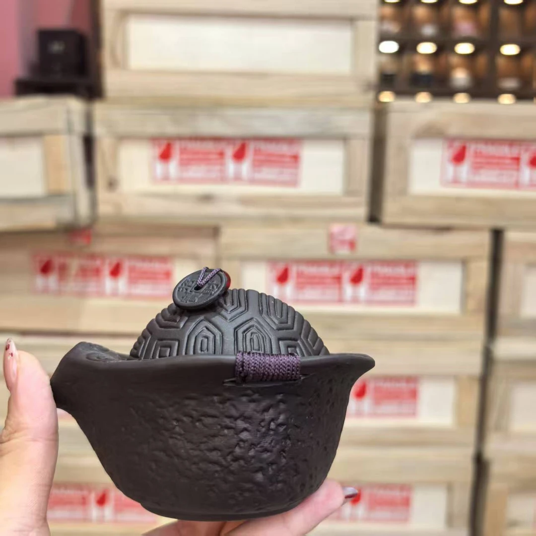 原矿手工制作富甲天下手抓壶高端家用茶器gkszh