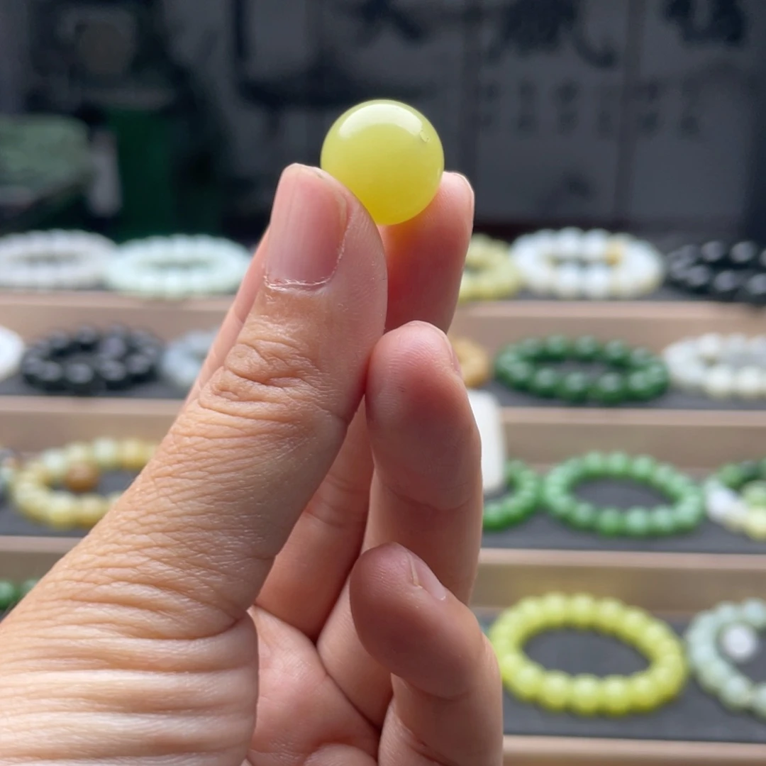 手链未镶嵌和田玉14鸡油黄