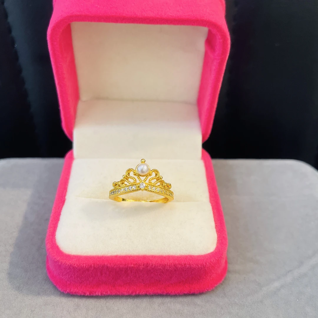 铜合金戒指 581新款时尚铜合金戒指