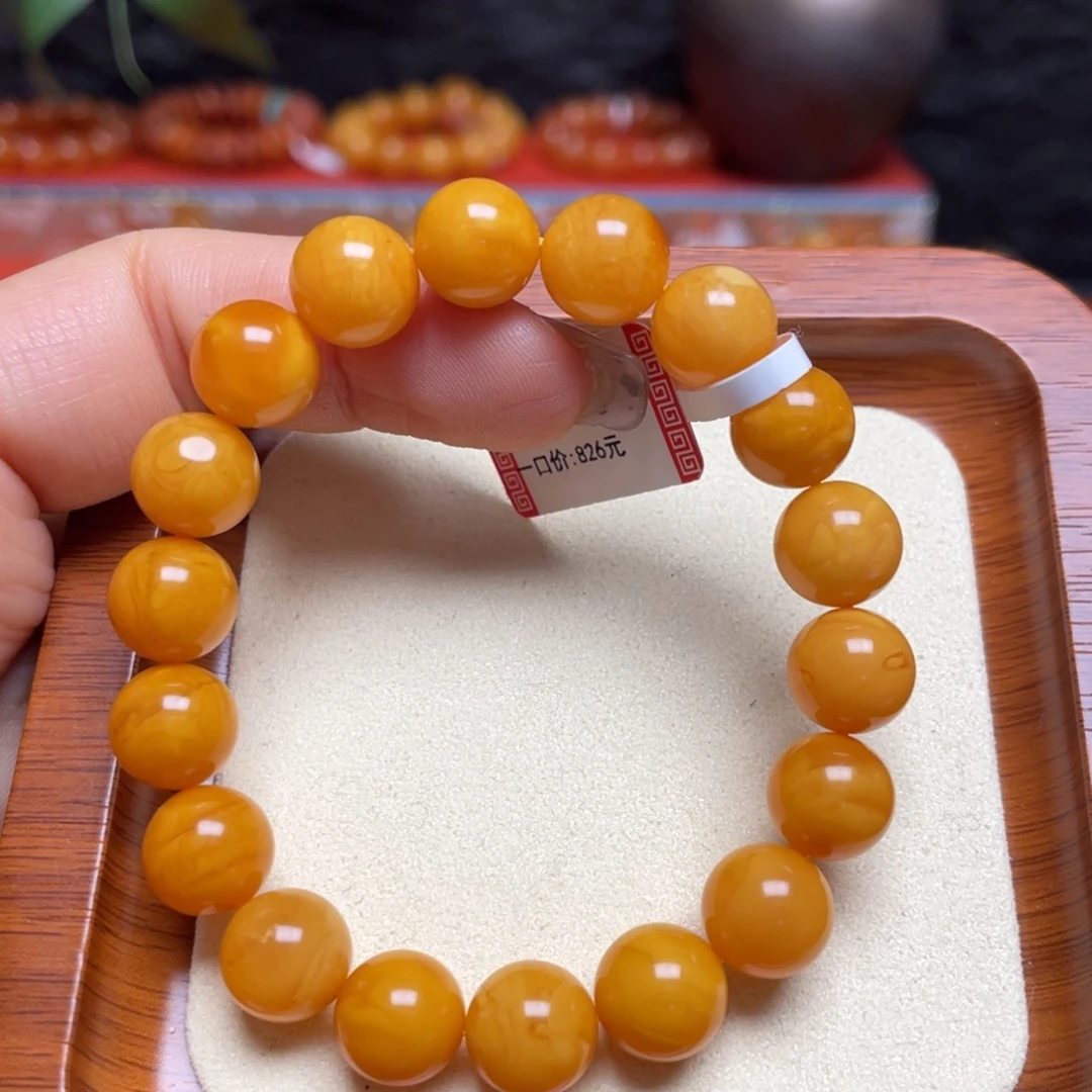 蜜蜡未镶嵌手链手串