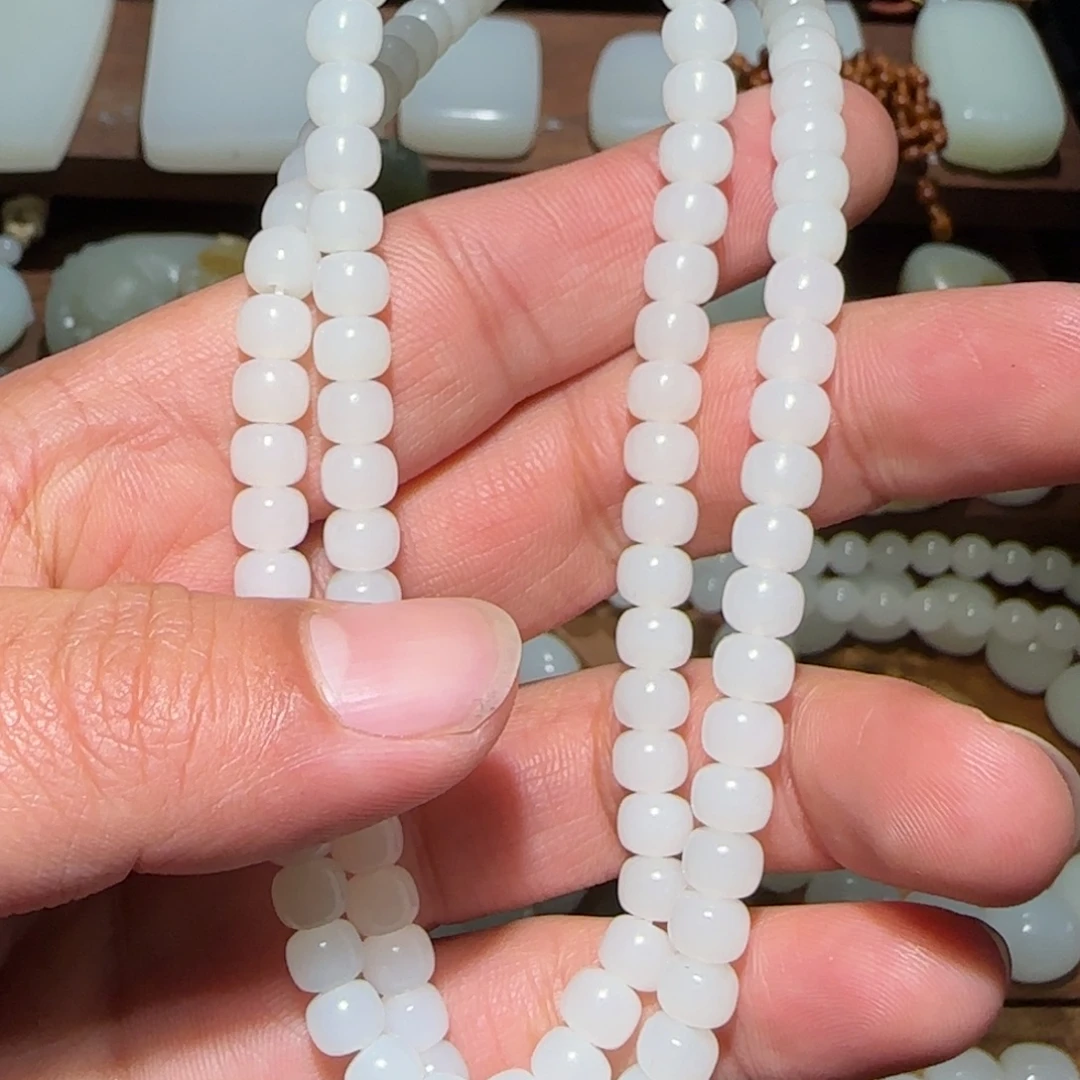 本***水和田玉未镶嵌手链