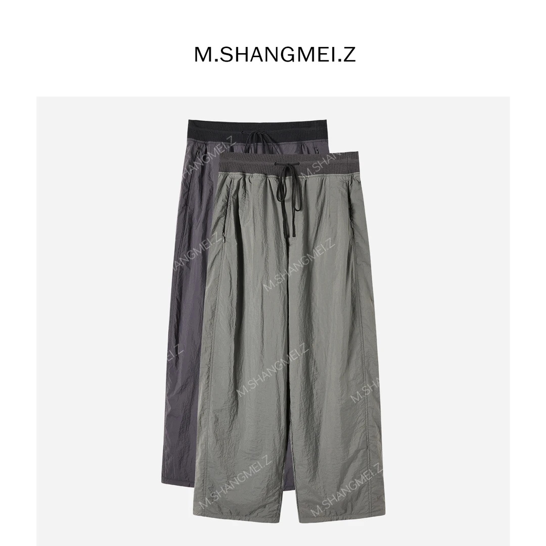 M.SHANGMEI.Z/沐熙【轻暖神裤】美大哥保暖舒适系绳休闲裤X123410