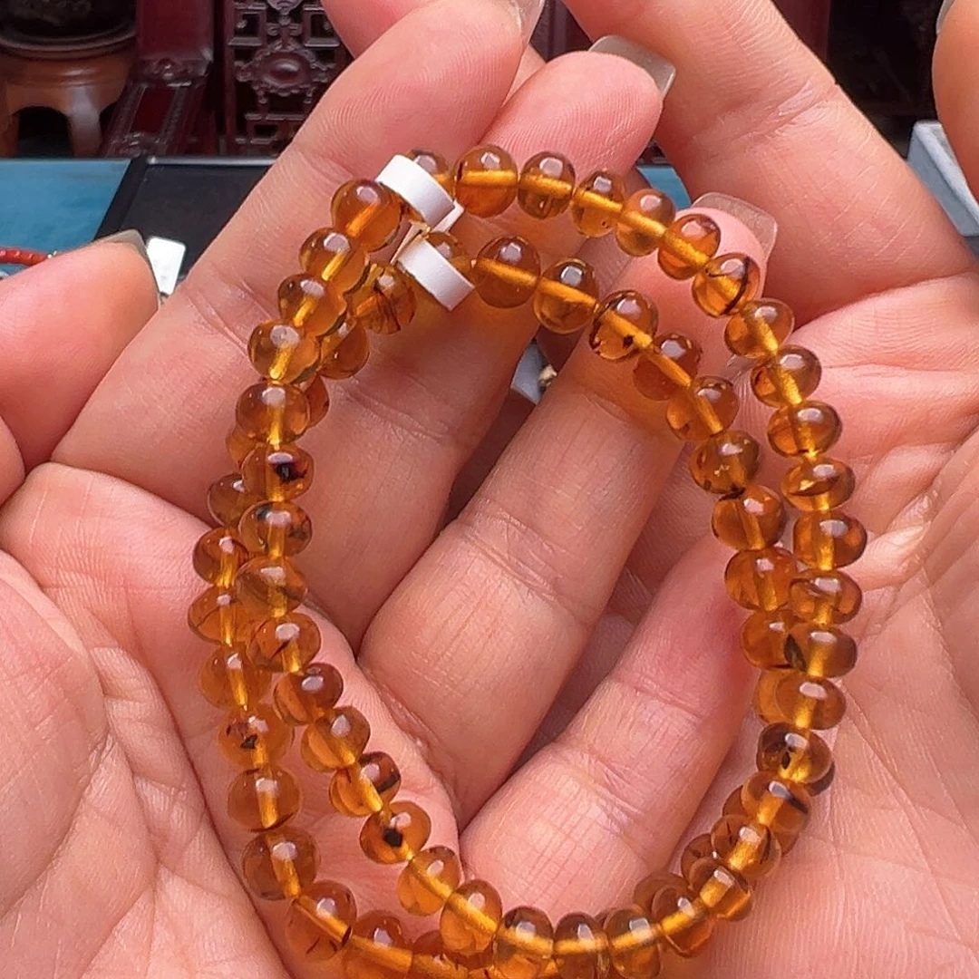 未镶嵌琥珀裸石抚顺琥珀10829六多样性发其一