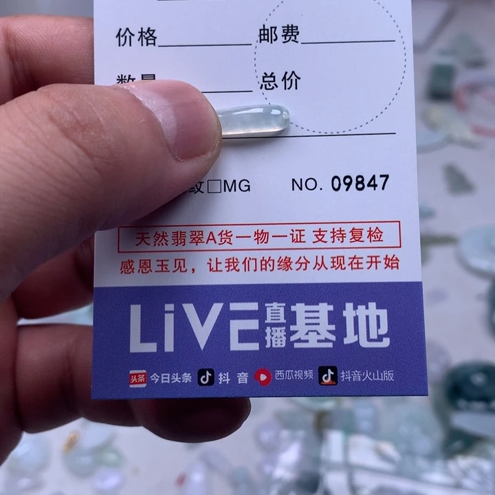 白***园翡翠未镶嵌吊坠(不含链)