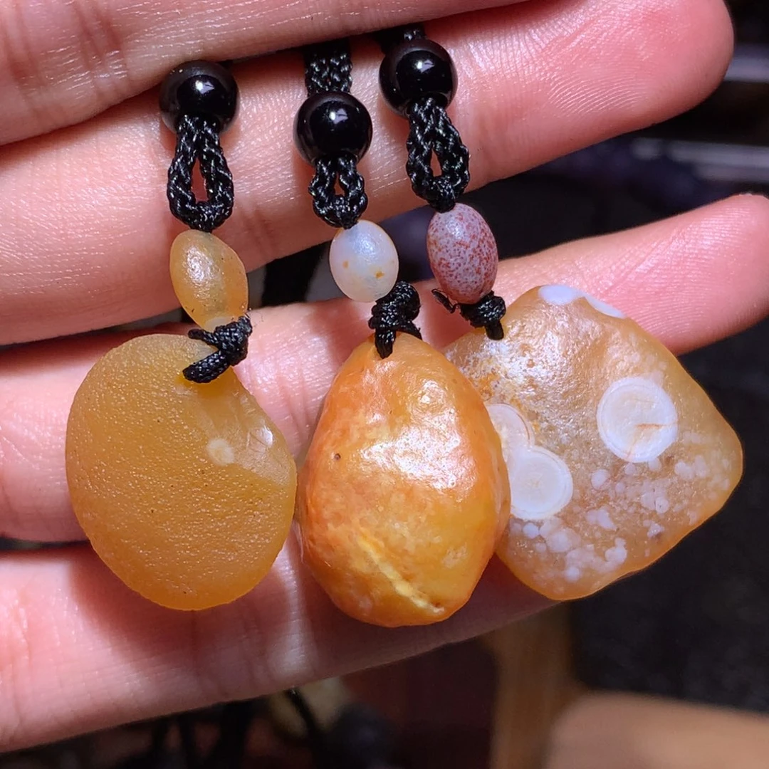 未镶嵌玛瑙/玉髓珠宝半成品