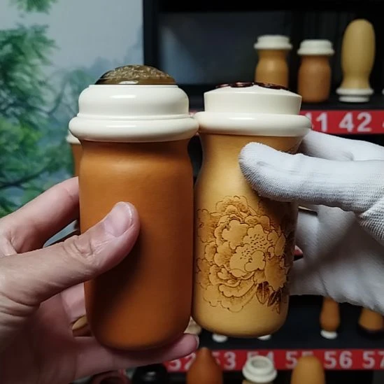 Y***G范制蝈蝈葫芦密胺螺丝口盖牛角蒙心加七孔送簧