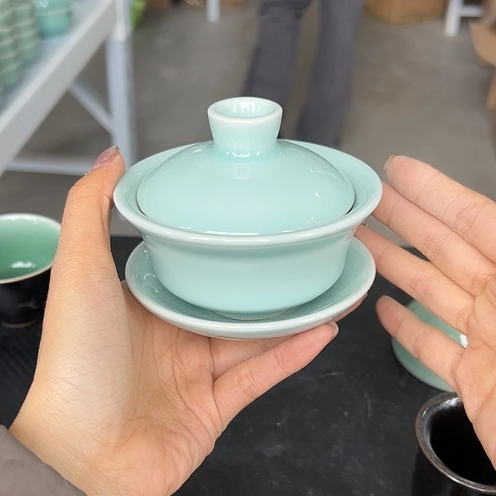 青瓷小米茶器龙泉青瓷
