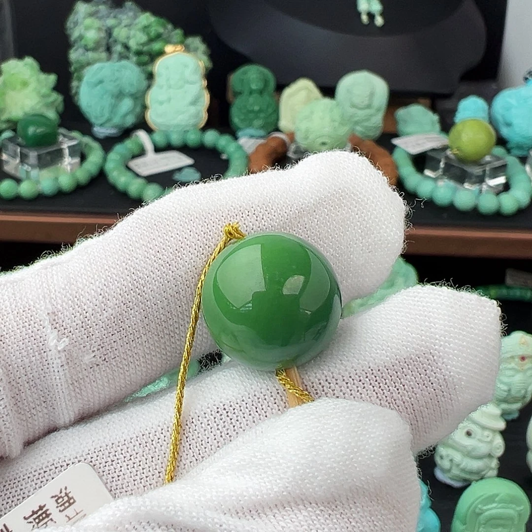 绿松石未镶嵌绿松石主播璐璐