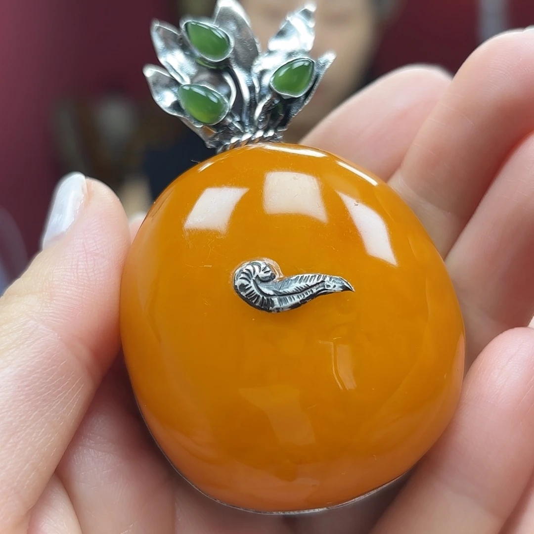 未镶嵌吊坠(不含链)蜜蜡吊坠