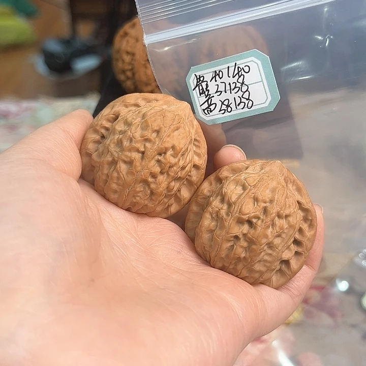 文玩核桃把件非嫁接将军帽