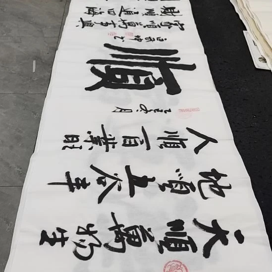 翰墨白武坤老师作品一副