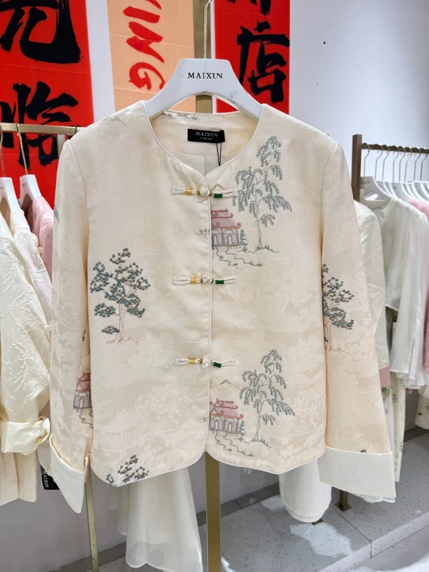 麦寻专柜正品，国风小房子外套