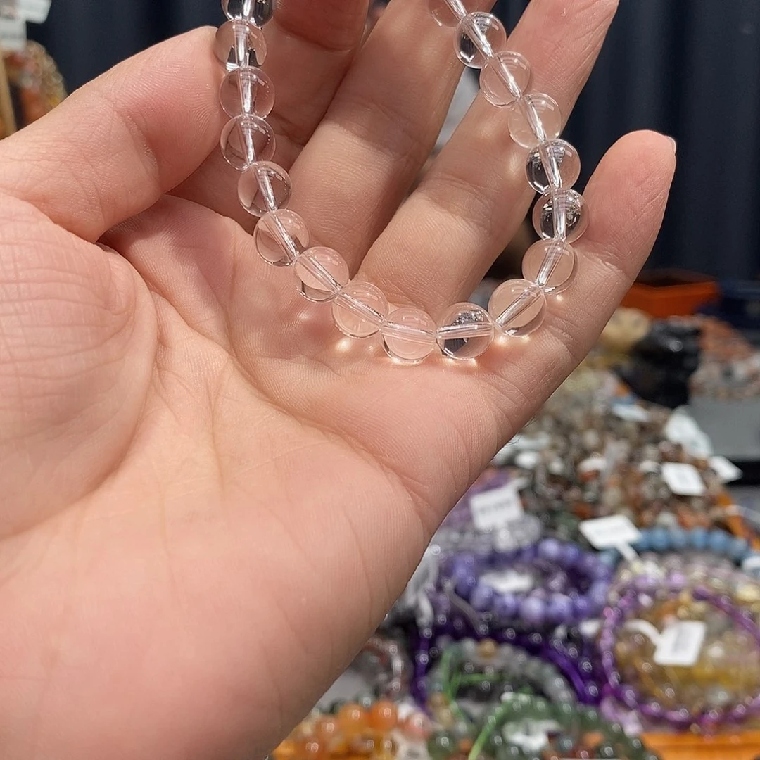 未镶嵌手链水晶唯***?白水晶