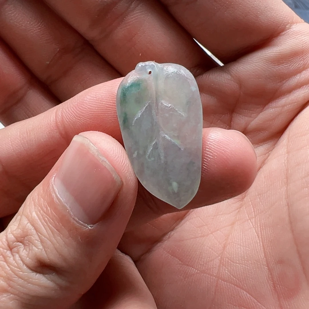 定制翡翠未镶嵌叶子