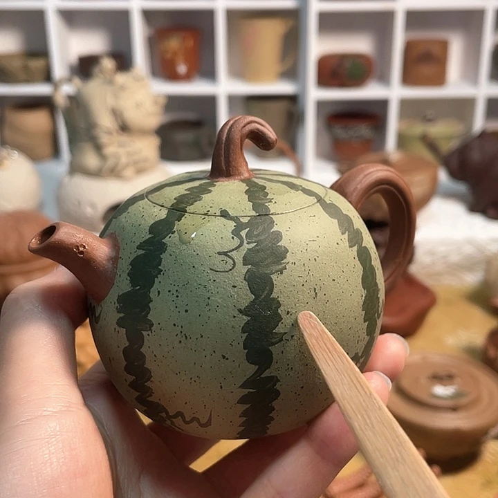 紫砂茶宠寻*西瓜紫砂壶