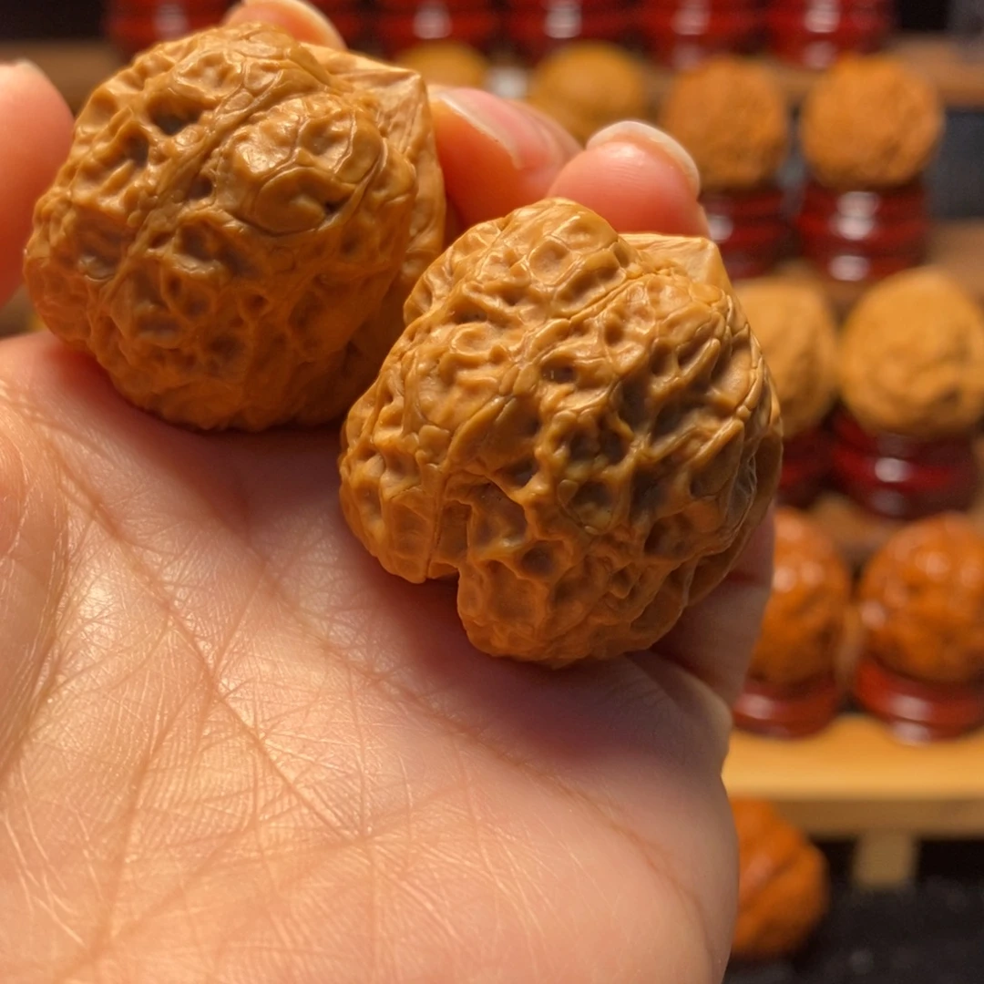 文玩核桃把件铁将军蛤蟆头41尺