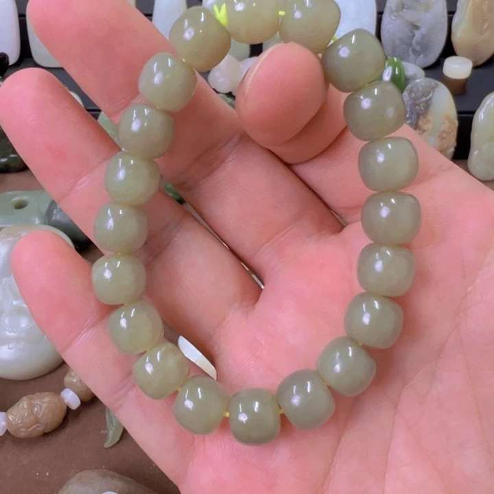未镶嵌手串和田玉微棉