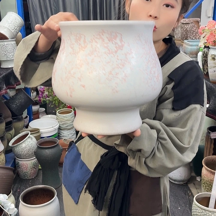 22×28 -粗陶花盆有孔-买买买