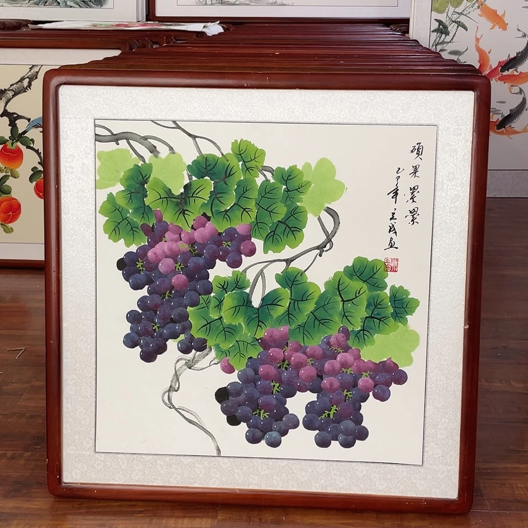 国画带框尺寸63*63厘米