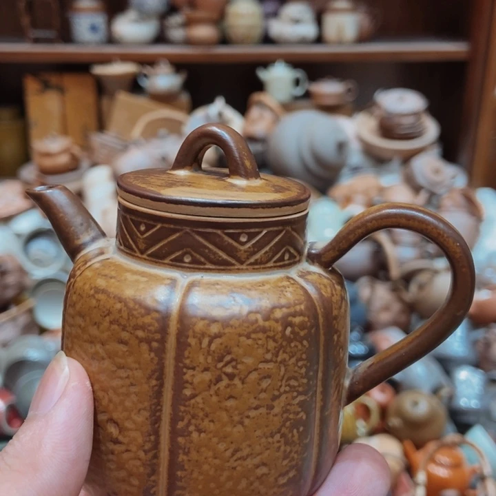 柴烧老岩泥高端茶器