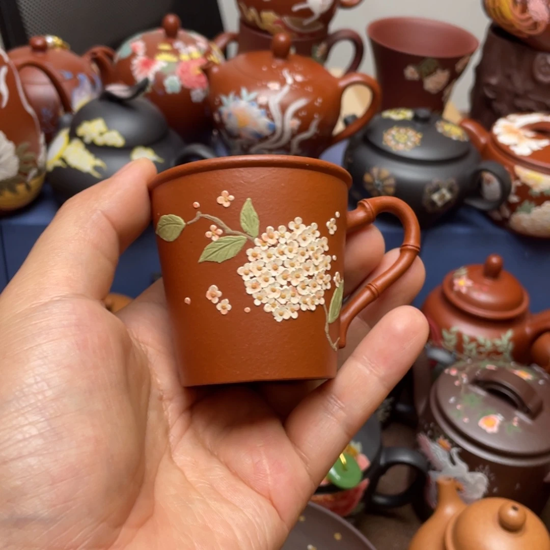 茶杯紫砂紫砂主人杯80ccc