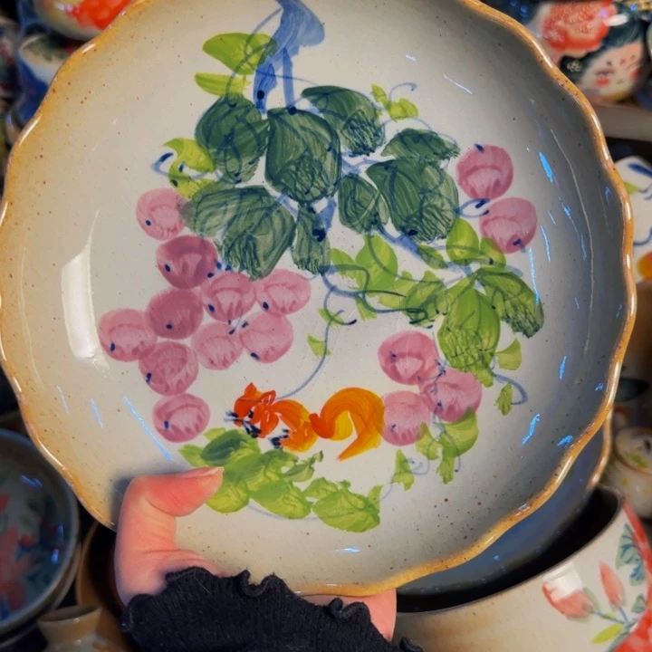 瓷片景德镇陶瓷手工手绘