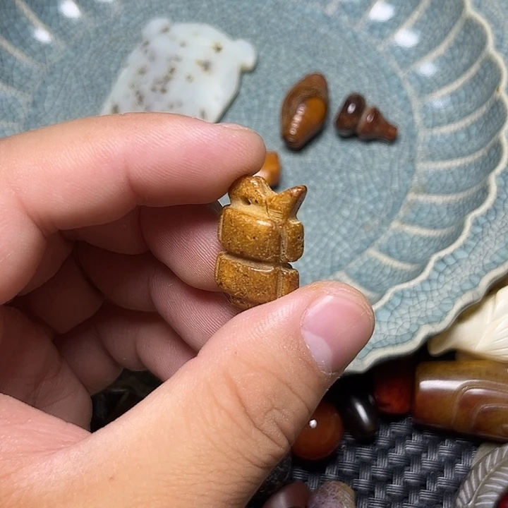 摆件古**生直播瓷器链接有裂61