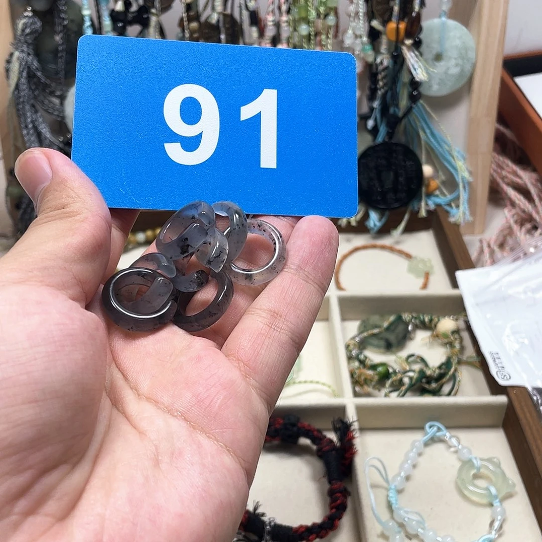蛇纹石玉合金颈饰