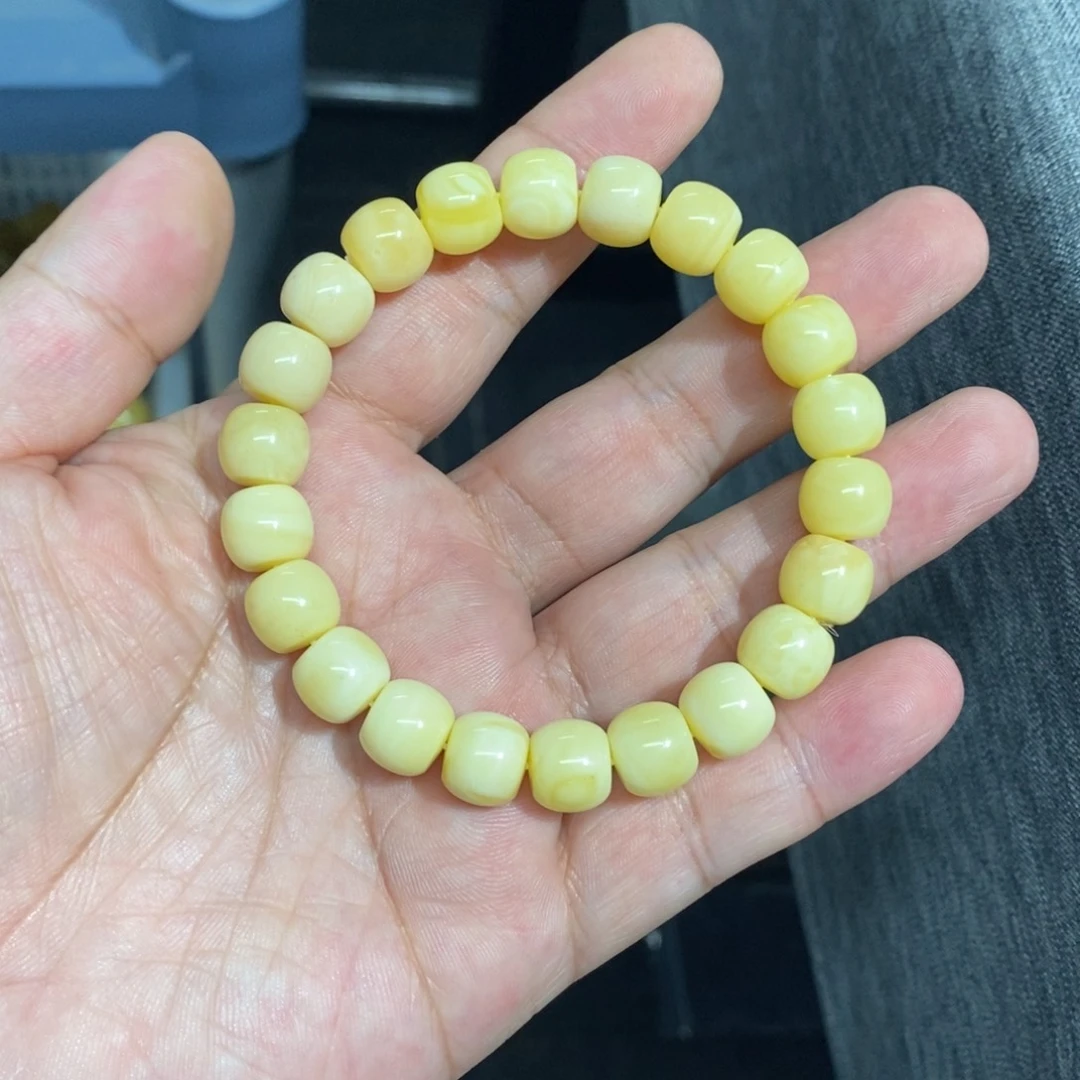 裸石蜜蜡未镶嵌手串