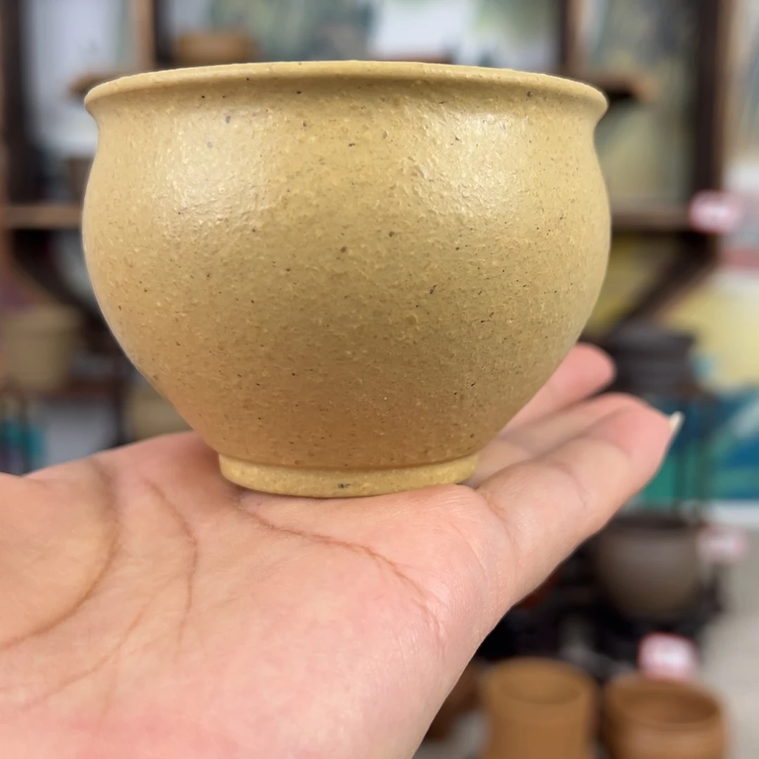 紫砂茶杯拙器甄选，纯原本矿。