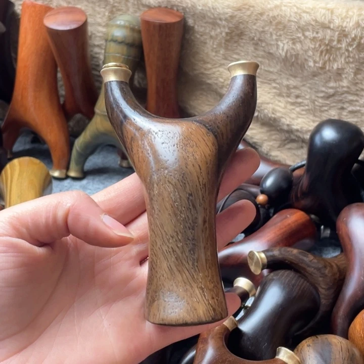 非洲紫檀（红花梨）瑕疵黑檀快压飞虎1096