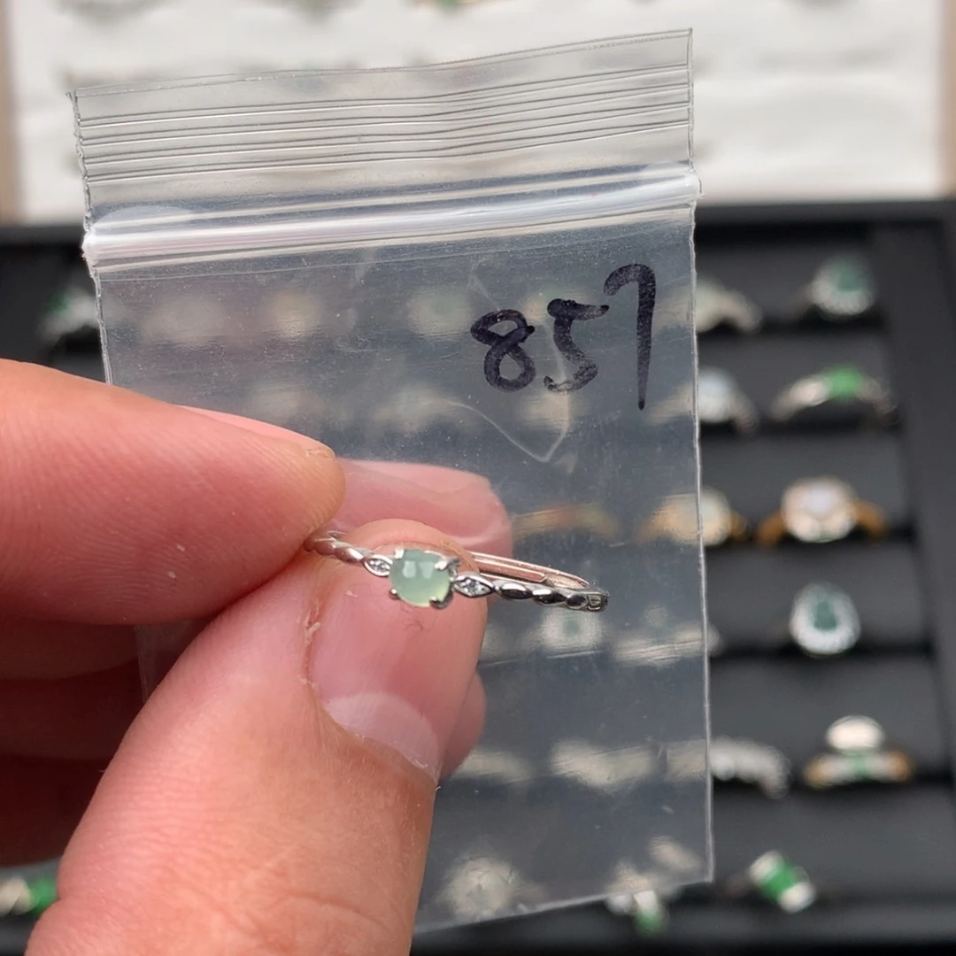翡翠未镶嵌戒圈857