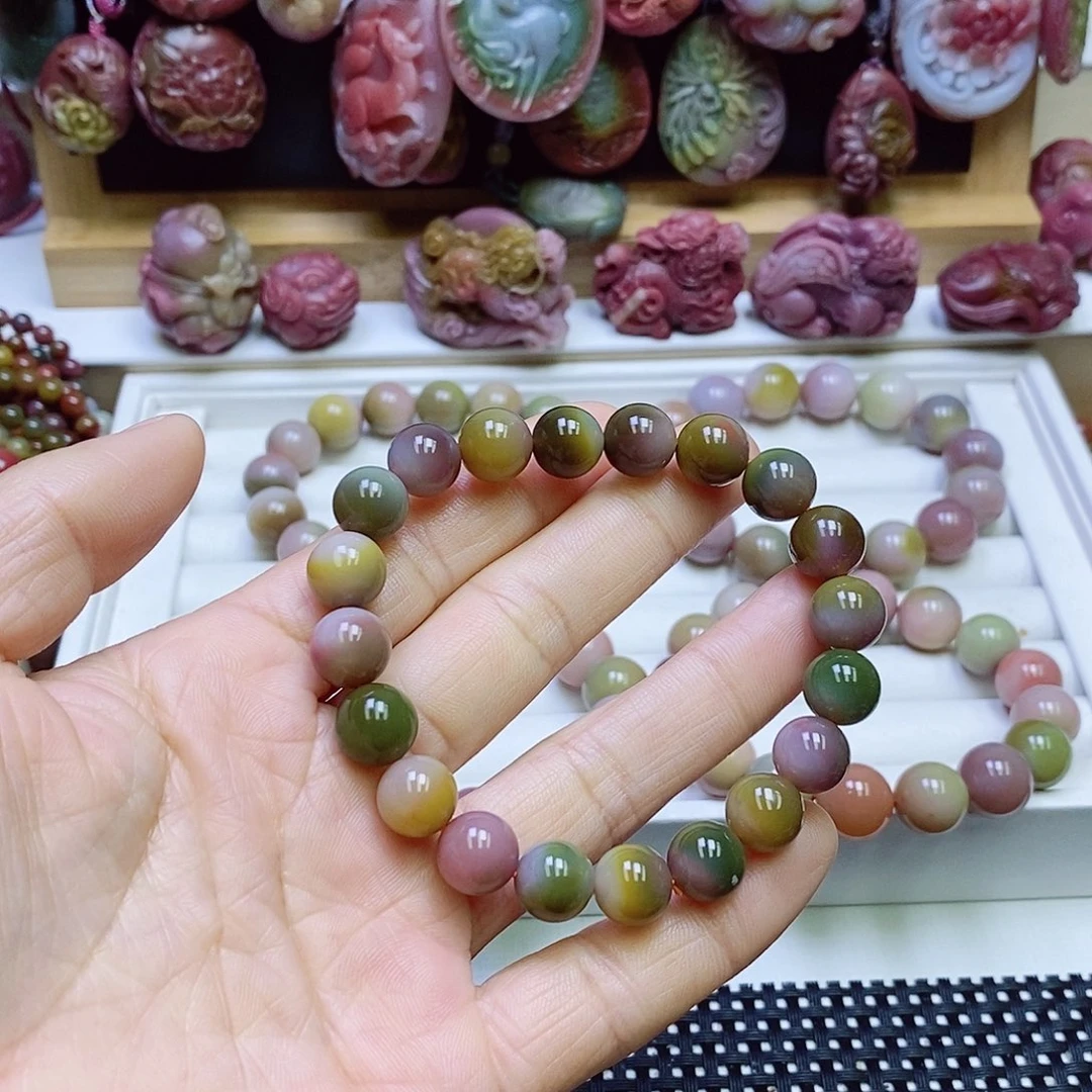 玛瑙/玉髓盐源玛瑙手串未镶嵌